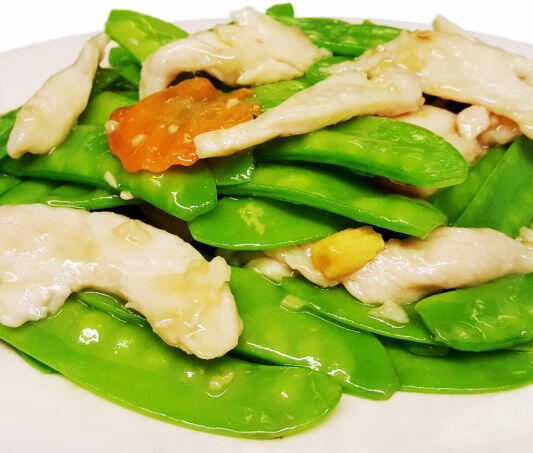 Chicken w.Snow Peas (White Sauce)