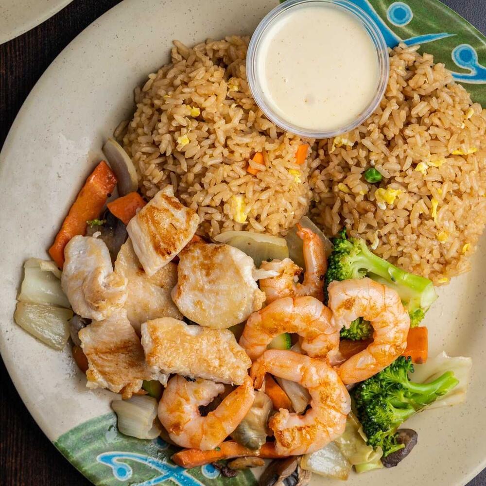 Hibachi Chicken & Shrimp