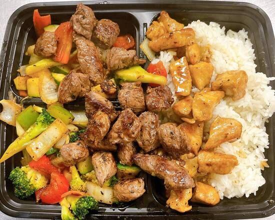 Hibachi Chicken & Ny Steak